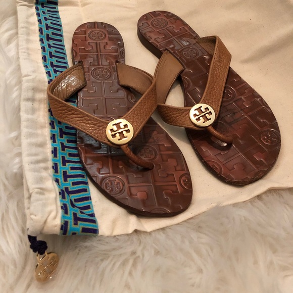 ❌SOLD❌Tory Burch Thora Sandal Royal Tan sz 6 - Picture 7 of 11